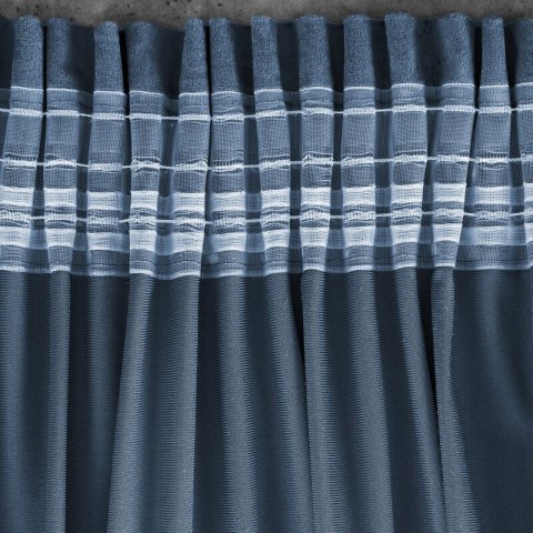 ZASŁONA GOTOWA D91 ROSA NA TAŚMIE 140 X 270 CM GRANATOWY ZASŁONA GOTOWA D91 ROSA NA TAŚMIE 140 X 270 CM GRANATOWY