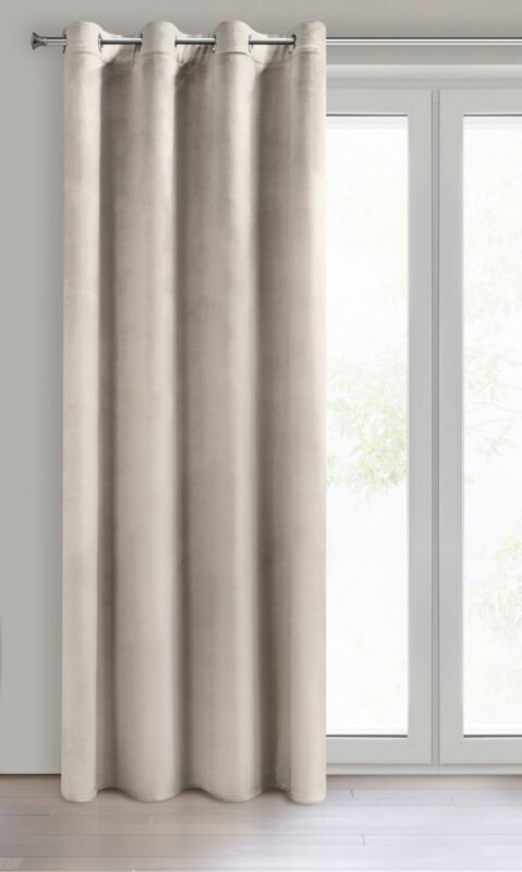 ZASŁONA GOTOWA MELANIE 140 X 250 CM BEŻOWY