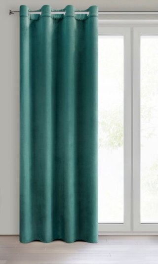 ZASŁONA GOTOWA MELANIE 140 X 250 CM TURKUSOWY