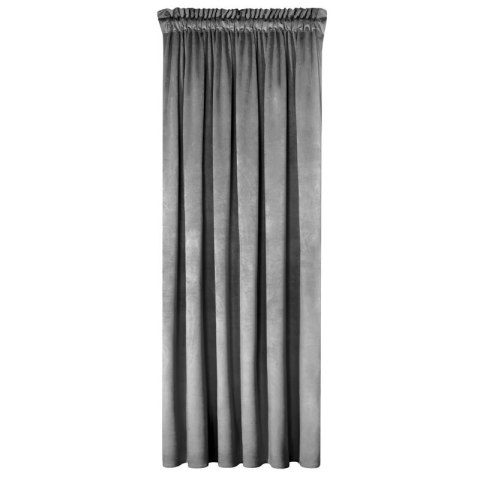 ZASŁONA GOTOWA MELANIE NA TAŚMIE 140 X 270 CM STALOWY