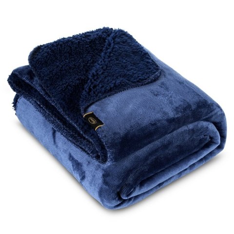 KOC TEDY 170 X 210 CM GRANATOWY KOC TEDY 170 X 210 CM GRANATOWY