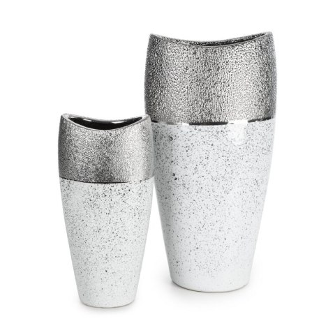 WAZON DEKORACYJNY MILO (01) 20 X 14 X 40 CM BIAŁY WAZON DEKORACYJNY MILO (01) 20 X 14 X 40 CM BIAŁY