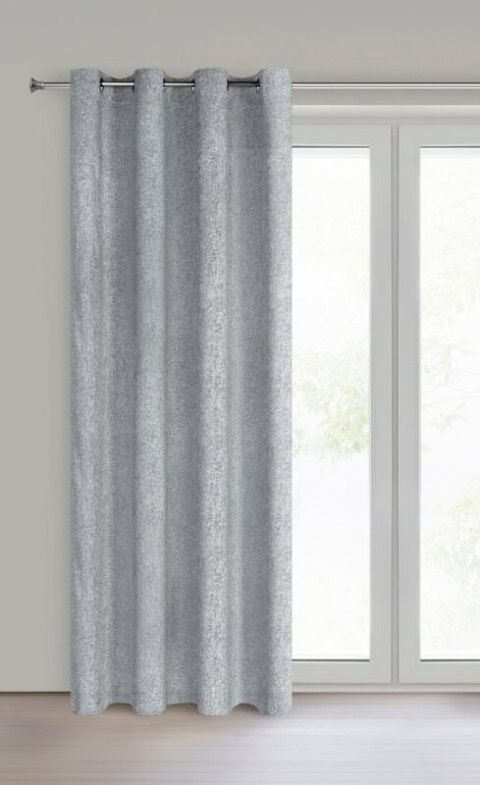 ZASŁONA GOTOWA ADELINA 140 X 250 CM STALOWY ZASŁONA GOTOWA ADELINA 140 X 250 CM STALOWY