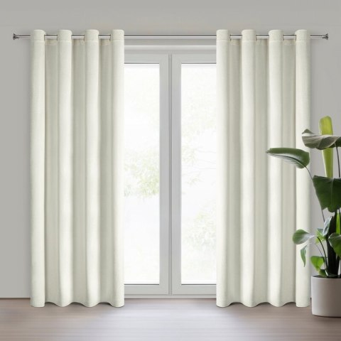 ZASŁONA GOTOWA BETHY 135 X 250 CM KREMOWY