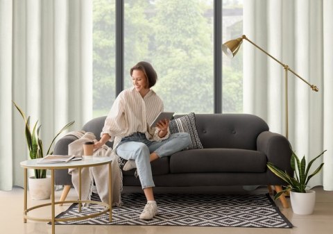 ZASŁONA GOTOWA BETHY 135 X 250 CM KREMOWY