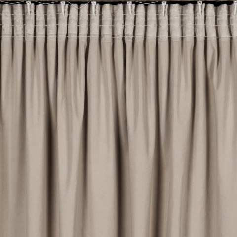 ZASŁONA GOTOWA FELIS NA TAŚMIE 140 X 270 CM BEŻOWY ZASŁONA GOTOWA FELIS NA TAŚMIE 140 X 270 CM BEŻOWY
