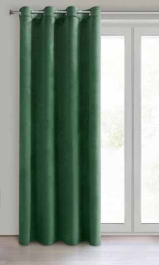 ZASŁONA GOTOWA MELANIE 140 X 250 CM CIEMNOZIELONY