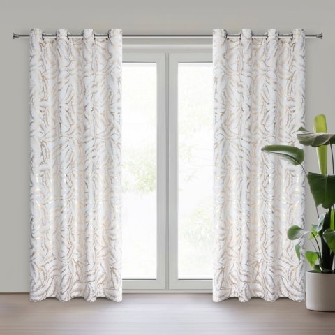 ZASŁONA GOTOWA MILENA 140 X 250 CM BIAŁY ZASŁONA GOTOWA MILENA 140 X 250 CM BIAŁY