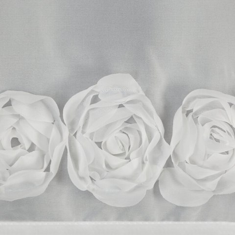 ZASŁONA GOTOWA ROSES 12 NA TAŚMIE 140 X 270 CM BIAŁY ZASŁONA GOTOWA ROSES 12 NA TAŚMIE 140 X 270 CM BIAŁY