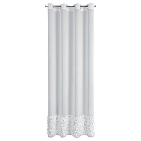 ZASŁONA GOTOWA ROSES 7 140 X 250 CM BIAŁY