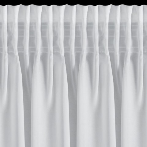 ZASŁONA GOTOWA ROSES 8 NA TAŚMIE 400 X 160 CM BIAŁY