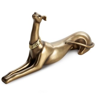 FIGURKA DEKORACYJNA DOG (03) 42 X 9 X 21 CM ZŁOTY