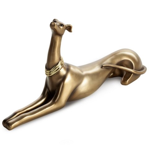 FIGURKA DEKORACYJNA DOG (03) 42 X 9 X 21 CM ZŁOTY FIGURKA DEKORACYJNA DOG (03) 42 X 9 X 21 CM ZŁOTY