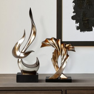 FIGURKA DEKORACYJNA ZOE (01) 20 X 8 X 25 CM ZŁOTY