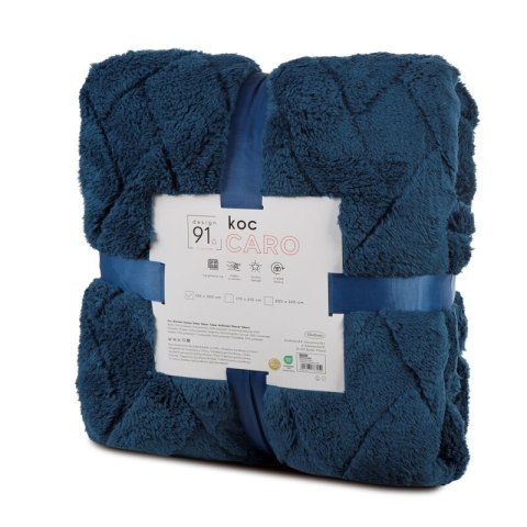 KOC D91 CARO 170 X 210 CM GRANATOWY KOC D91 CARO 170 X 210 CM GRANATOWY