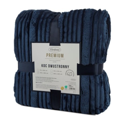 KOC NINA 150 X 200 CM GRANATOWY KOC NINA 150 X 200 CM GRANATOWY