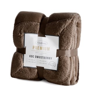 KOC TEDY 200 X 220 CM CIEMNOBRĄZOWY