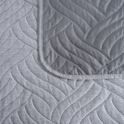 NARZUTA D91 LEN 200 X 220 CM SREBRNY NARZUTA D91 LEN 200 X 220 CM SREBRNY