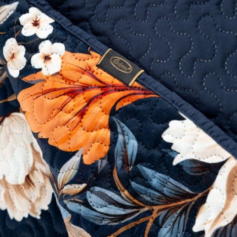 NARZUTA FIORA 200 X 220 CM GRANATOWY NARZUTA FIORA 200 X 220 CM GRANATOWY