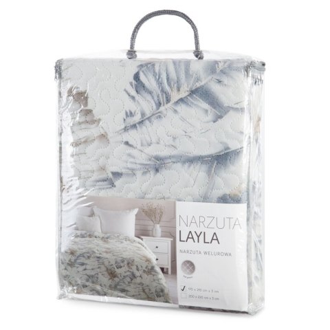 NARZUTA LAYLA 200 X 220 CM BIAŁY NARZUTA LAYLA 200 X 220 CM BIAŁY
