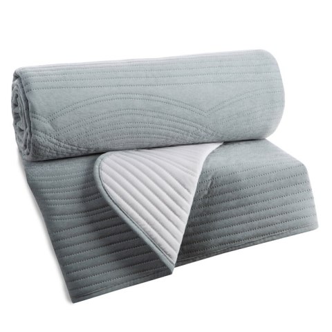 NARZUTA VELVET2 170 X 210 CM SREBRNY NARZUTA VELVET2 170 X 210 CM SREBRNY
