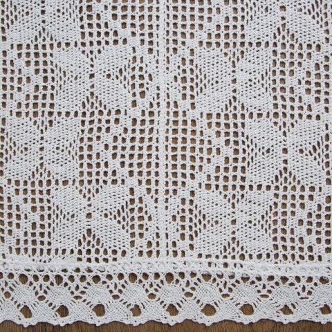 OBRUS MARTHA 40 X 140 CM BIAŁY OBRUS MARTHA 40 X 140 CM BIAŁY