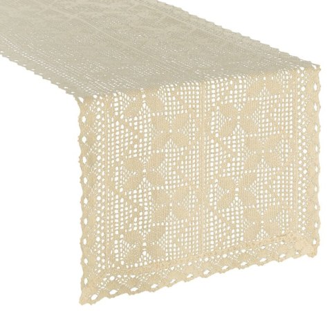 OBRUS MARTHA 40 X 140 CM JASNOBEŻOWY OBRUS MARTHA 40 X 140 CM JASNOBEŻOWY