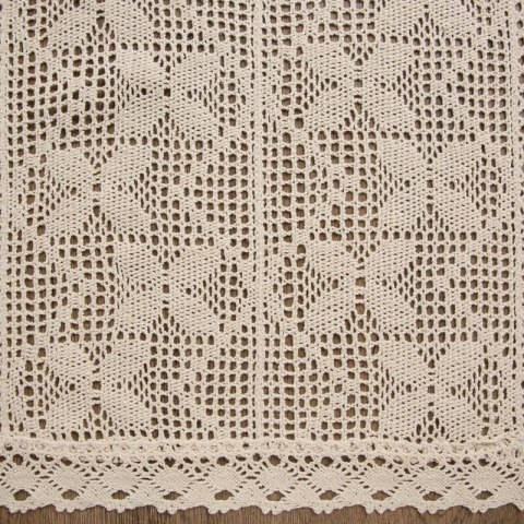OBRUS MARTHA 40 X 140 CM JASNOBEŻOWY OBRUS MARTHA 40 X 140 CM JASNOBEŻOWY