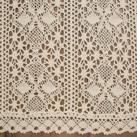 OBRUS MARY 40 X 140 CM JASNOBEŻOWY OBRUS MARY 40 X 140 CM JASNOBEŻOWY