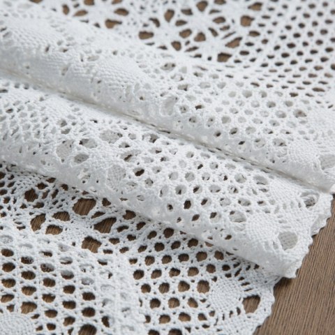 OBRUS MEGGY 32 X 180 CM BIAŁY OBRUS MEGGY 32 X 180 CM BIAŁY