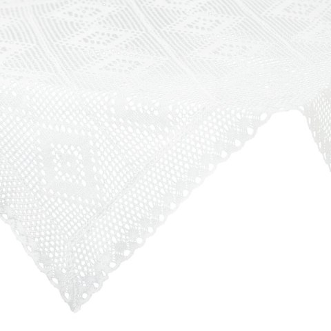 OBRUS OLIVIA 85 X 85 CM BIAŁY OBRUS OLIVIA 85 X 85 CM BIAŁY