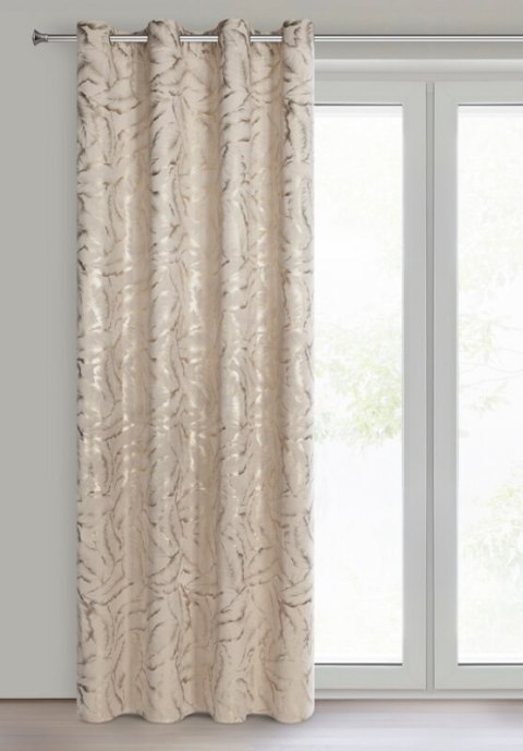 ZASŁONA GOTOWA MILENA 140 X 250 CM BEŻOWY ZASŁONA GOTOWA MILENA 140 X 250 CM BEŻOWY