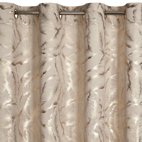 ZASŁONA GOTOWA MILENA 140 X 250 CM BEŻOWY ZASŁONA GOTOWA MILENA 140 X 250 CM BEŻOWY