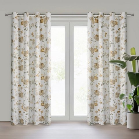 ZASŁONA GOTOWA NELIA 140 X 250 CM BEŻOWY ZASŁONA GOTOWA NELIA 140 X 250 CM BEŻOWY