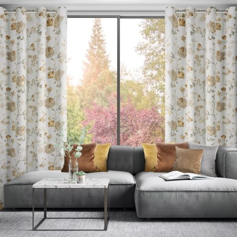 ZASŁONA GOTOWA NELIA 140 X 250 CM BEŻOWY ZASŁONA GOTOWA NELIA 140 X 250 CM BEŻOWY