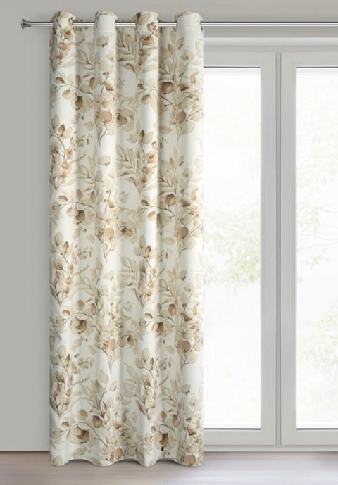 ZASŁONA GOTOWA OLENI 140 X 250 CM BEŻOWY ZASŁONA GOTOWA OLENI 140 X 250 CM BEŻOWY