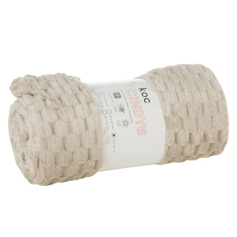 KOC D91 CINDY6 70 X 160 CM BEŻOWY KOC D91 CINDY6 70 X 160 CM BEŻOWY