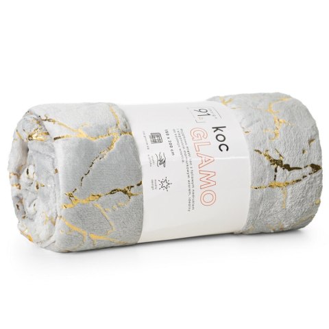 KOC D91 GLAMO 150 X 200 CM STALOWY KOC D91 GLAMO 150 X 200 CM STALOWY