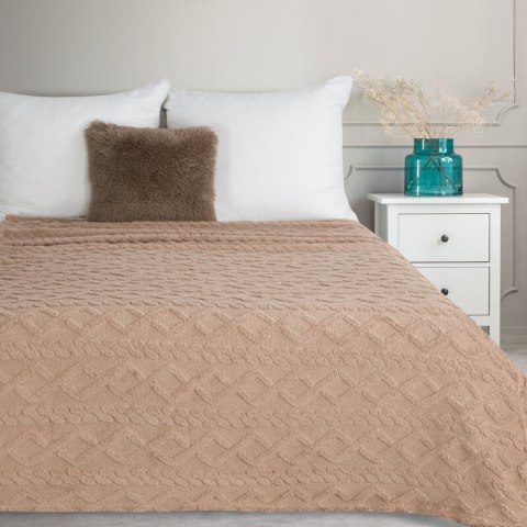 KOC D91 WARKOCZ 200 X 220 CM BEŻOWY KOC D91 WARKOCZ 200 X 220 CM BEŻOWY