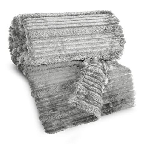 KOC NINA 220 X 200 CM SZARY KOC NINA 220 X 200 CM SZARY