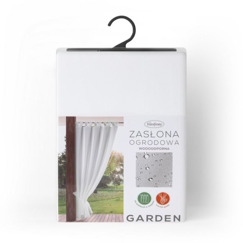 ZASŁONA GOTOWA GARDEN NA SZELKACH 155 X 220 CM BIAŁY ZASŁONA GOTOWA GARDEN NA SZELKACH 155 X 220 CM BIAŁY