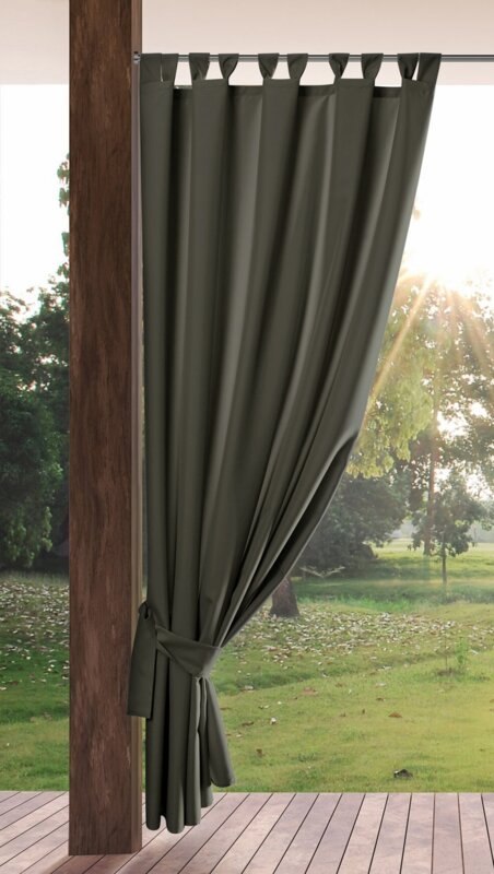 ZASŁONA GOTOWA GARDEN NA SZELKACH 155 X 220 CM GRAFITOWY ZASŁONA GOTOWA GARDEN NA SZELKACH 155 X 220 CM GRAFITOWY