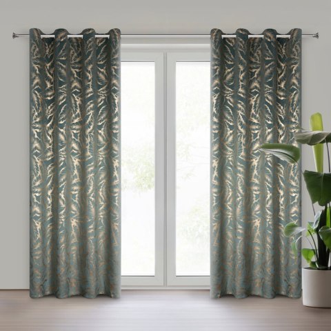 ZASŁONA GOTOWA MILENA 140 X 250 CM MIĘTOWY ZASŁONA GOTOWA MILENA 140 X 250 CM MIĘTOWY