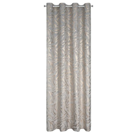 ZASŁONA GOTOWA MILENA 140 X 250 CM SREBRNY ZASŁONA GOTOWA MILENA 140 X 250 CM SREBRNY