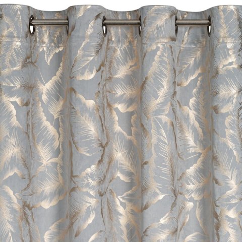 ZASŁONA GOTOWA MILENA 140 X 250 CM SREBRNY ZASŁONA GOTOWA MILENA 140 X 250 CM SREBRNY