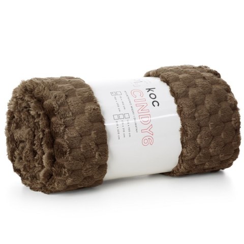 KOC D91 CINDY6 150 X 200 CM CIEMNOBRĄZOWY