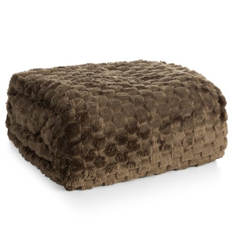 KOC D91 CINDY6 70 X 160 CM CIEMNOBRĄZOWY KOC D91 CINDY6 70 X 160 CM CIEMNOBRĄZOWY