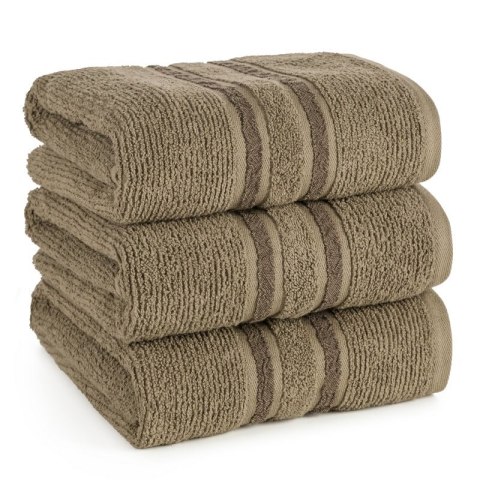 RĘCZNIK DINA (06) 30 X 50 CM CIEMNOBEŻOWY