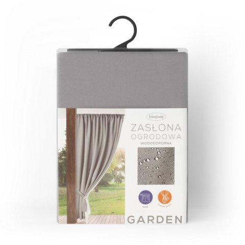 ZASŁONA GOTOWA GARDEN NA TAŚMIE 155 X 200 CM STALOWY ZASŁONA GOTOWA GARDEN NA TAŚMIE 155 X 200 CM STALOWY