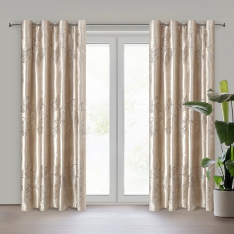 ZASŁONA GOTOWA IDALIA 140 X 250 CM BEŻOWY ZASŁONA GOTOWA IDALIA 140 X 250 CM BEŻOWY